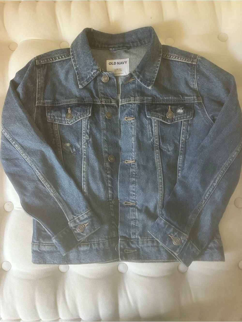 Old Navy Kids Denim Jean Jacket in Medium Blue